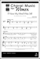 If Now My Mind Was Still SSA choral sheet music cover